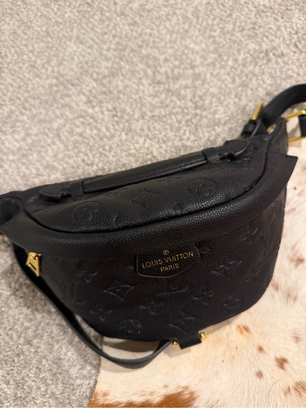 Black bum bag
